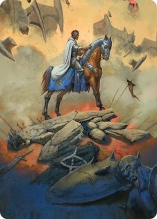 Aragorn, the Uniter Art Card (ASHOB-034)