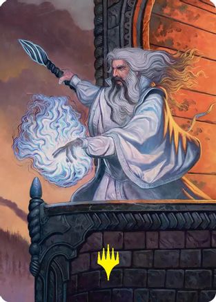 Saruman of Many Colors Art Card (Gold-Stamped) (ASHOB-035)