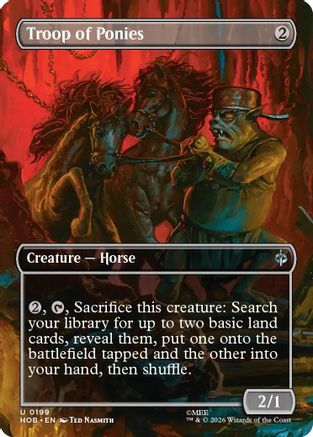 Troop of Ponies (Borderless) (HOB-199)