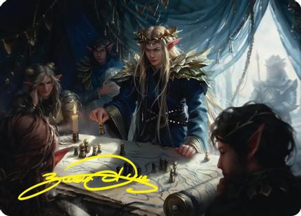Thranduil the Strategist Art Card (Gold-Stamped Signature) (ASHOB-049)