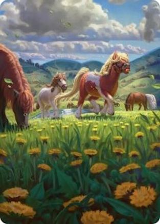 Troop of Ponies Art Card (ASHOB-001)