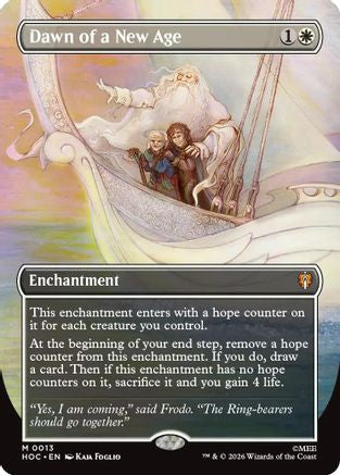 Dawn of a New Age (Borderless) (HOC-013) (Foil)
