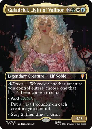 Galadriel, Light of Valinor (Borderless) (HOC-032)