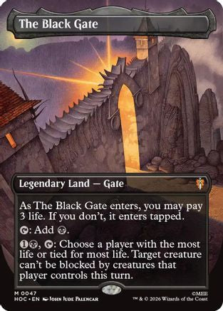 The Black Gate (Borderless) (HOC-047)