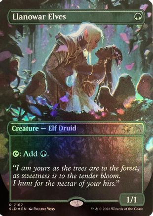Llanowar Elves (7167) (SLD-7167) (Foil)