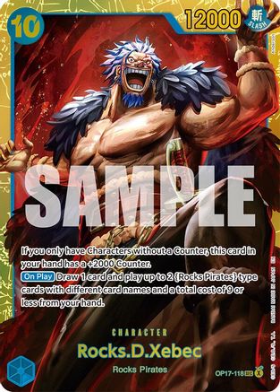 Rocks.D.Xebec (118) (OP17-118) (Foil)
