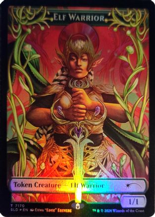 Elf Warrior Token (7170) (SLD-7170)