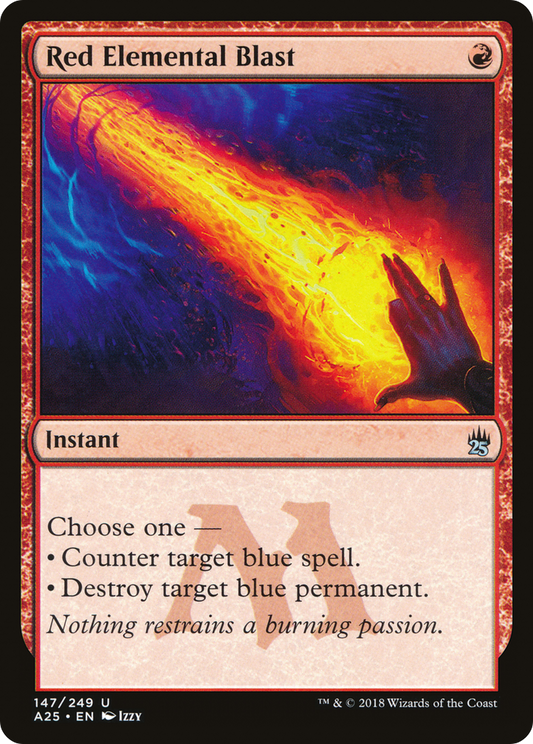 Red Elemental Blast (A25-147) (Foil)