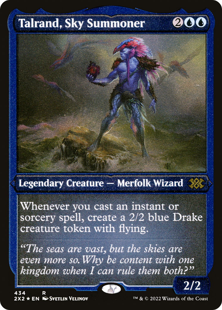 Talrand, Sky Summoner (2X2-434) (Etched Foil)