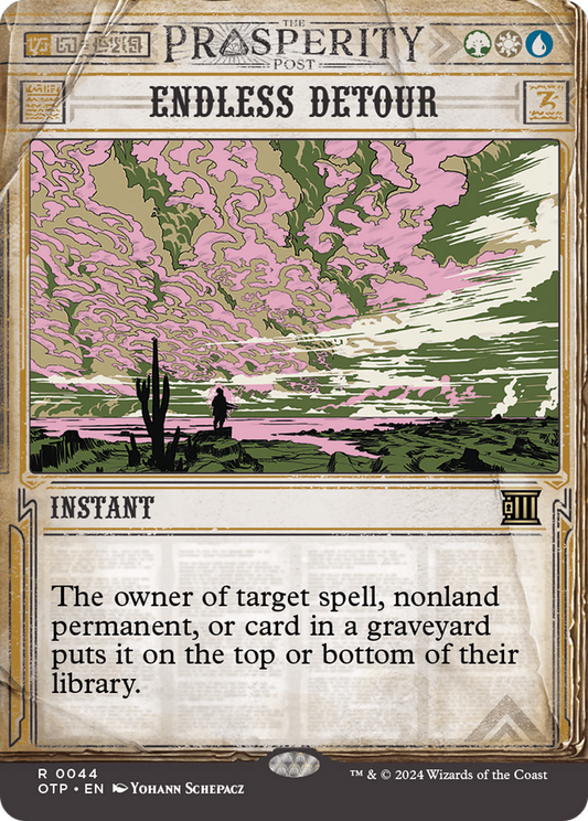 Endless Detour (OTP-044) (Showcase) (Borderless) (Foil)