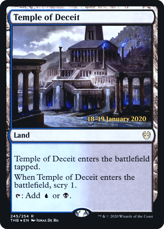 Temple of Deceit (PRE-245S) (Foil)