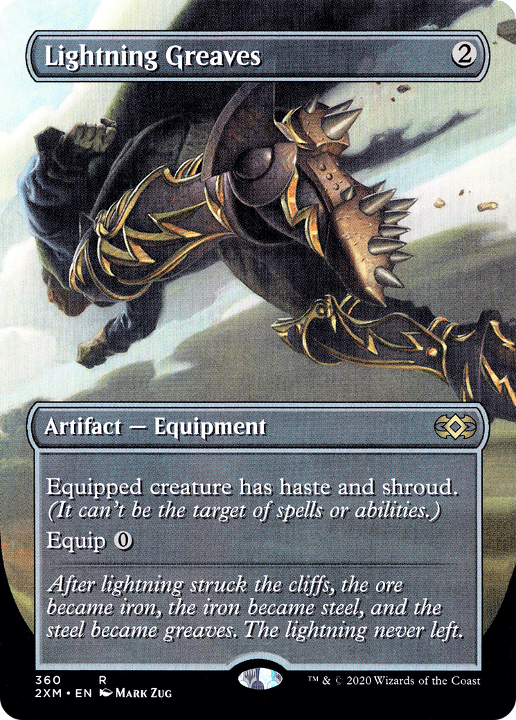 Lightning Greaves (2XM-360) (Borderless) (Foil)