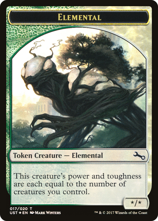 Elemental // Elemental Double-Sided Token (UST-017) (Foil)