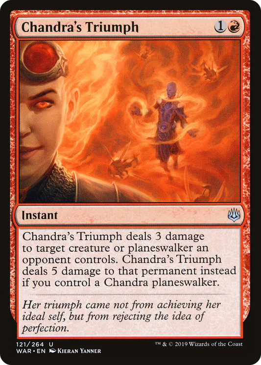 Chandra's Triumph (WAR-121) (Foil)