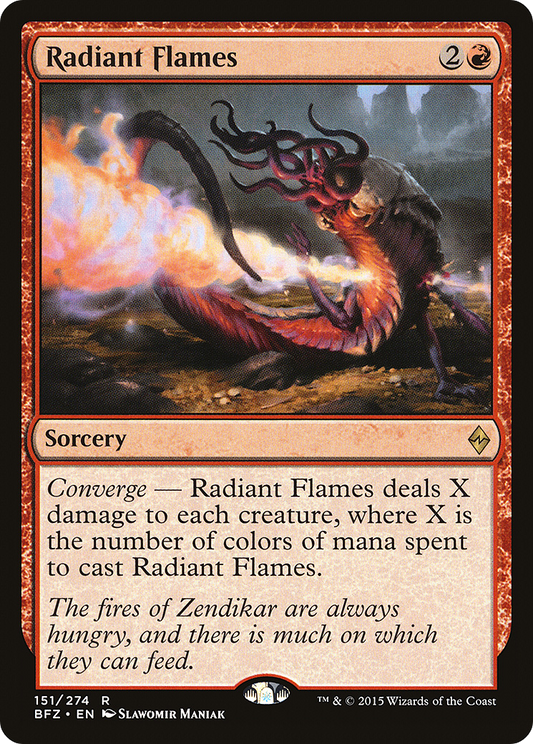 Radiant Flames (BFZ-151) (Foil)