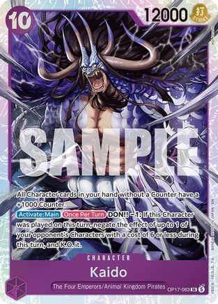 Kaido (063) (OP17-063) (Foil)