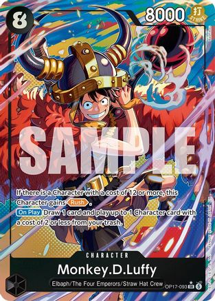 Monkey.D.Luffy (093) (Alternate Art) (OP17-093) (Foil)