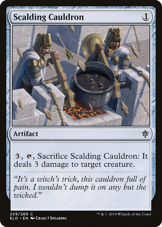 Scalding Cauldron (ELD-229) (Foil)