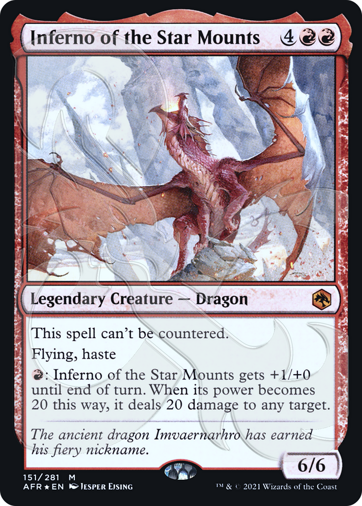 Inferno of the Star Mounts (AFR&-151A) (Foil)