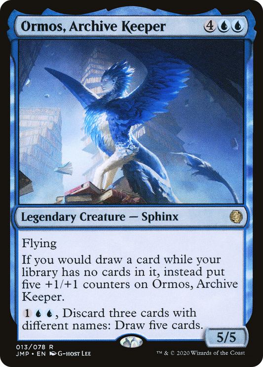 Ormos, Archive Keeper (JMP-013)