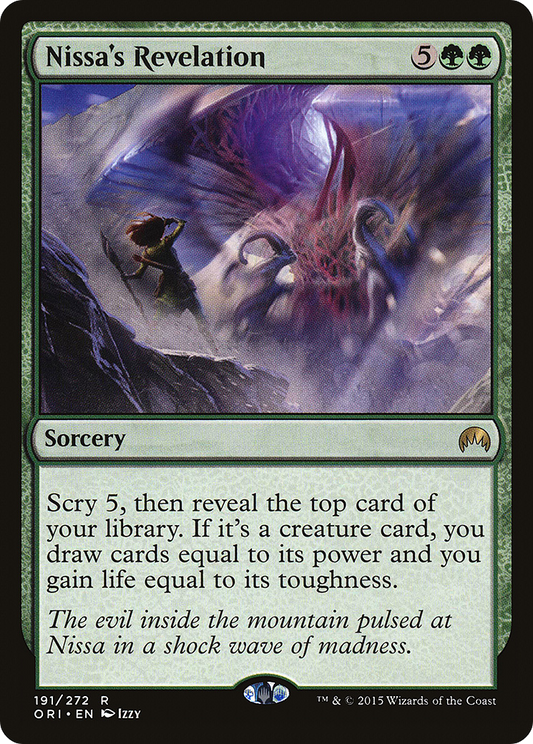 Nissa's Revelation (ORI-191) (Foil)