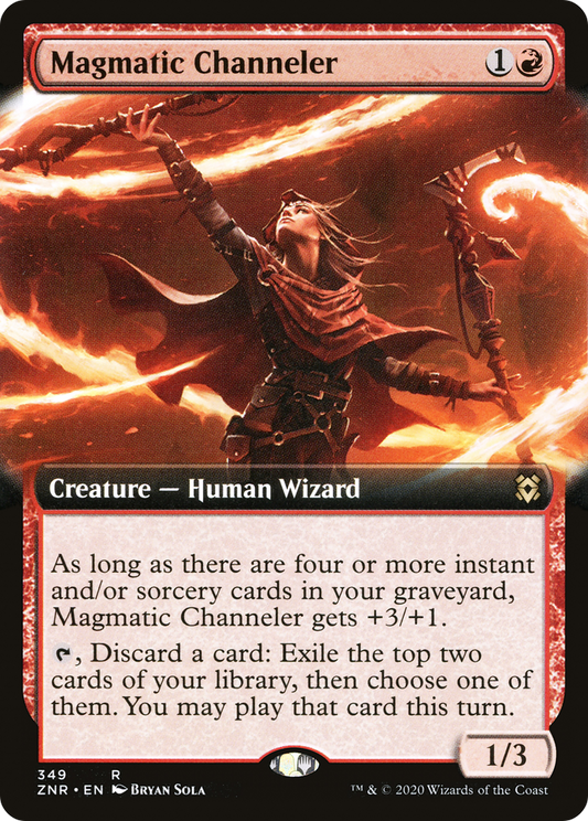 Magmatic Channeler (ZNR-349) (Extended Art) (Foil)