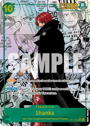 Shanks (022) (Manga) (OP17-022) (Foil)