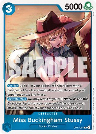 Miss Buckingham Stussy (OP17-054) (Foil)