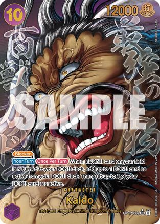 Kaido (062) (Super Alternate Art) (OP17-062) (Foil)