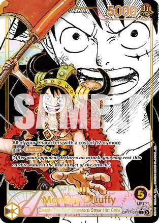 Monkey.D.Luffy (079) (Super Leader Alternate Art) (OP17-079) (Foil)