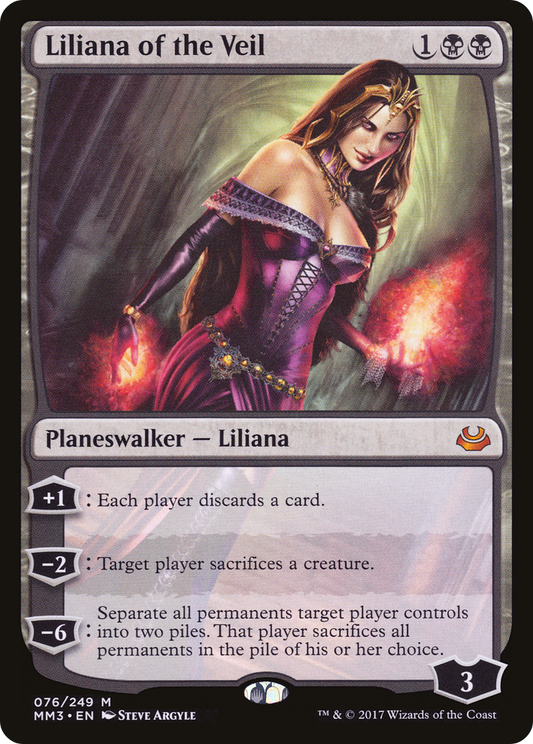 Liliana of the Veil (MM3-076) (Foil)