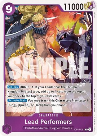 Lead Performers (OP17-061) (Foil)