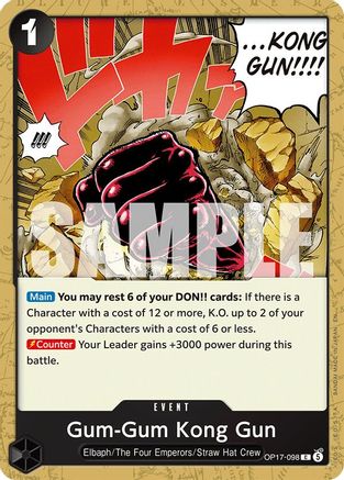 Gum-Gum Kong Gun (OP17-098)