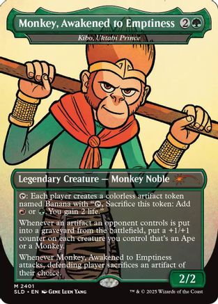 Monkey, Awakened to Emptiness - Kibo, Uktabi Prince (SLD-2401)