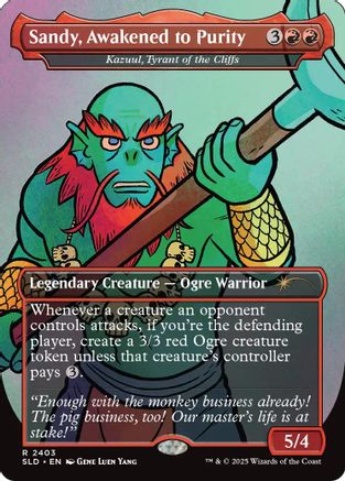 Sandy, Awakened to Purity - Kazuul, Tyrant of the Cliffs (SLD-2403)
