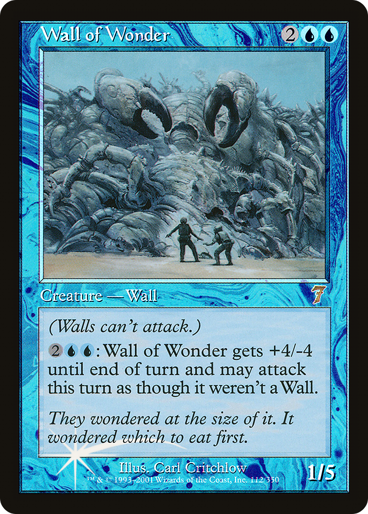 Wall of Wonder (7ED-112★) (Foil)