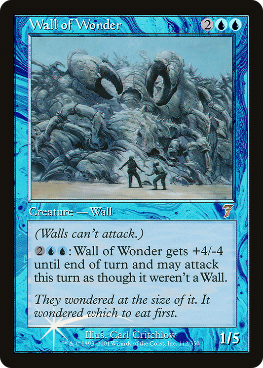 Wall of Wonder (7ED-112★) (Foil)
