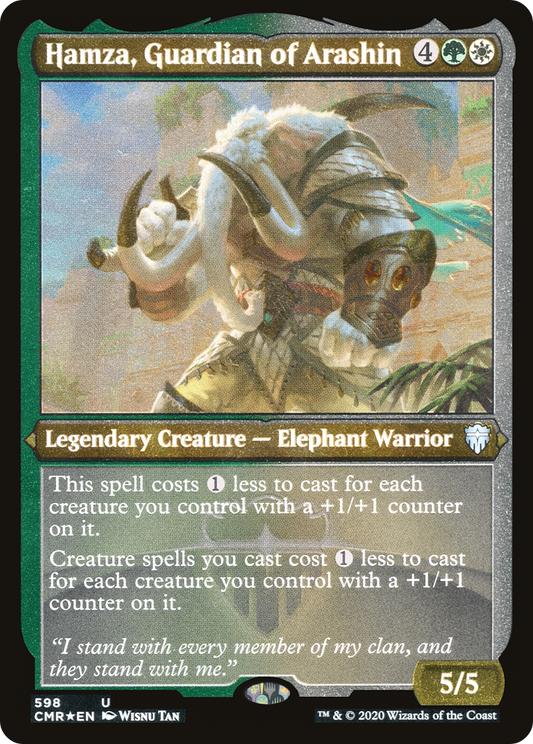 Hamza, Guardian of Arashin (CMR-598) (Etched Foil)