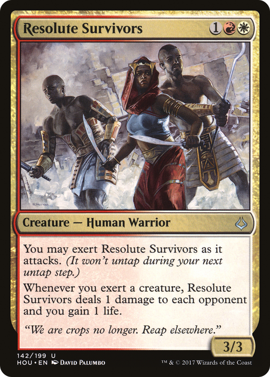 Resolute Survivors (HOU-142) (Foil)