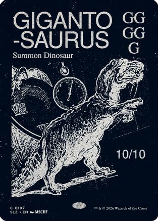 Gigantosaurus (0197) (SLZ-197)