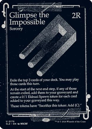 Glimpse the Impossible (0179) (SLZ-179)