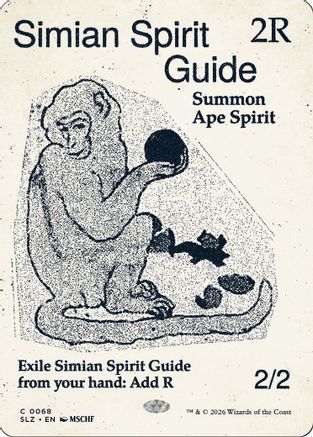 Simian Spirit Guide (0068) (SLZ-068)