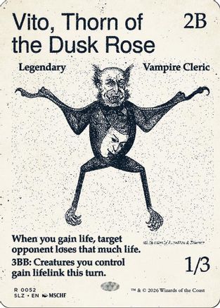 Vito, Thorn of the Dusk Rose (0052) (SLZ-052)