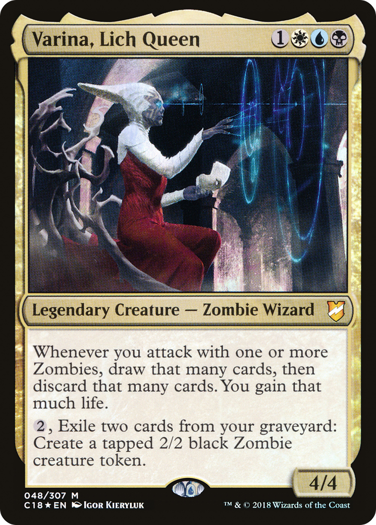 Varina, Lich Queen (C18-048) (Foil)