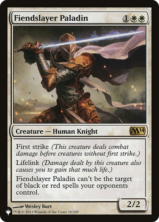 Fiendslayer Paladin (LIST-M14-18)