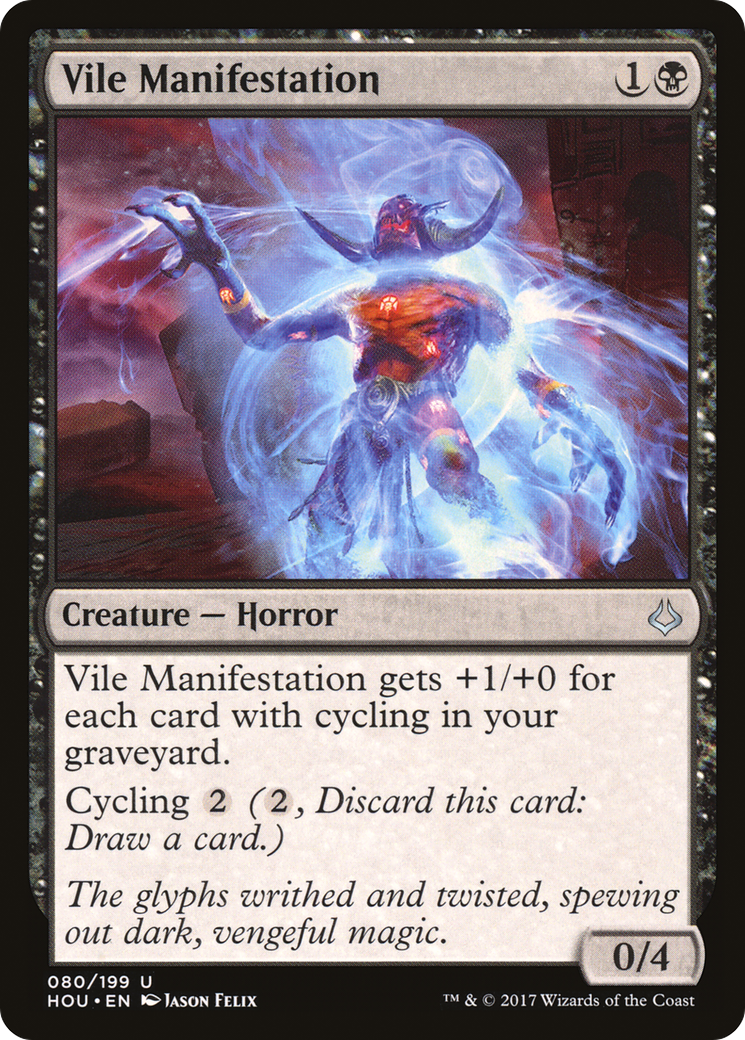 Vile Manifestation (HOU-080) (Foil)
