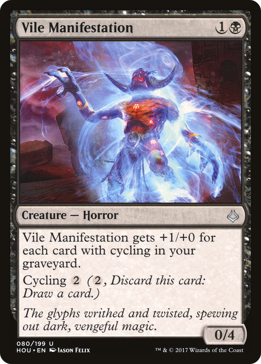 Vile Manifestation (HOU-080) (Foil)