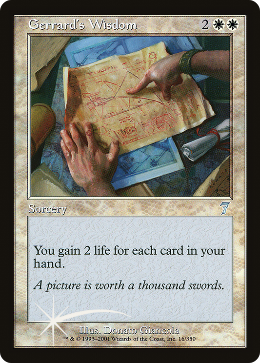 Gerrard's Wisdom (7ED-16★) (Foil)