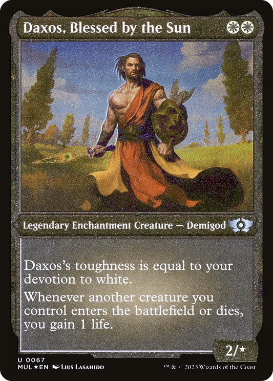 Daxos, Blessed by the Sun (MUL-067) (Etched Foil)
