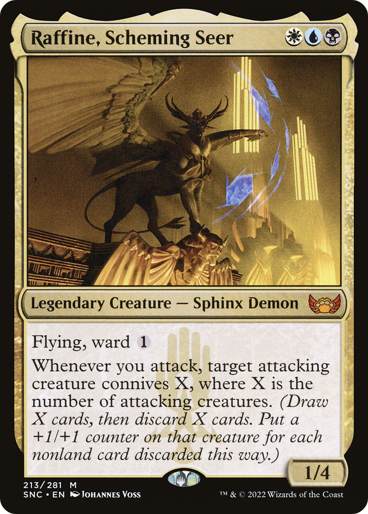 Raffine, Scheming Seer (SNC-213) (Foil)